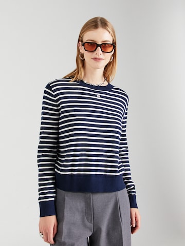 Pulover 'ESSENTIAL' de la Tommy Jeans pe albastru: față