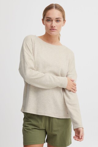 Pull-over 'Sanne' Oxmo en gris : devant