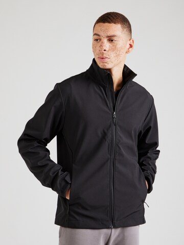 4F Sportjacke in Schwarz: Vorderseite