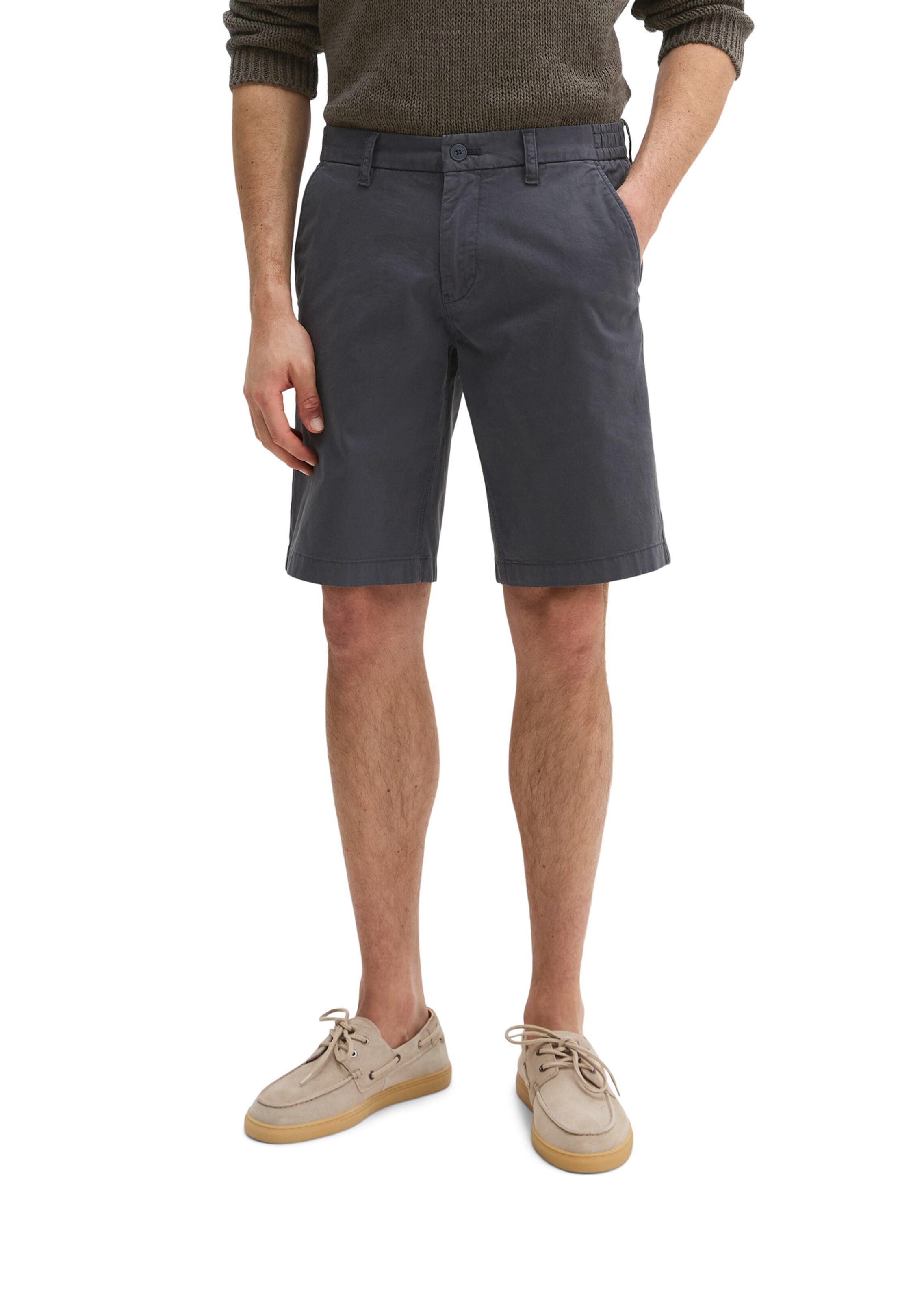 Regular Pantalon chino 'Reso' Marc O'Polo en gris : devant