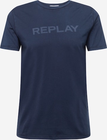 REPLAY T-Shirt in Blau: front