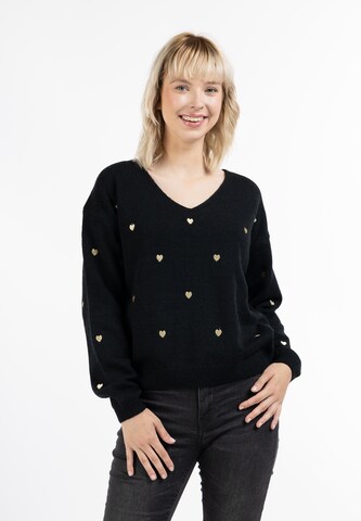 MYMO Sweater in Black: front