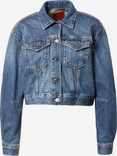 Lauren Ralph Lauren Jacke 'DELMETRIA' in blue denim / weiß, Produktansicht