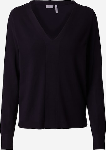 s.Oliver BLACK LABEL Sweater in Black: front