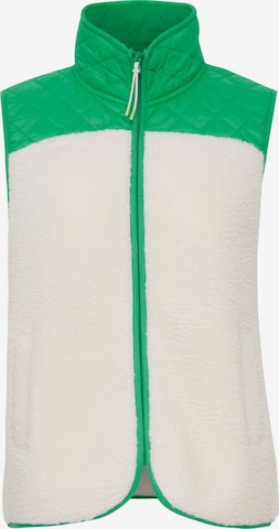 Oxmo Vest in Green: front