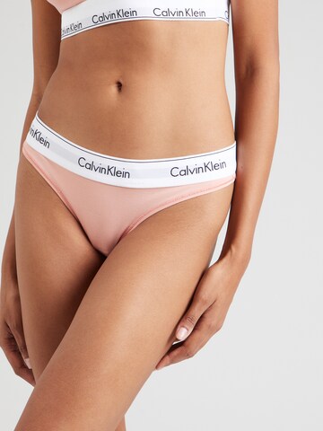 Calvin Klein Underwear String in Pink: Vorderseite