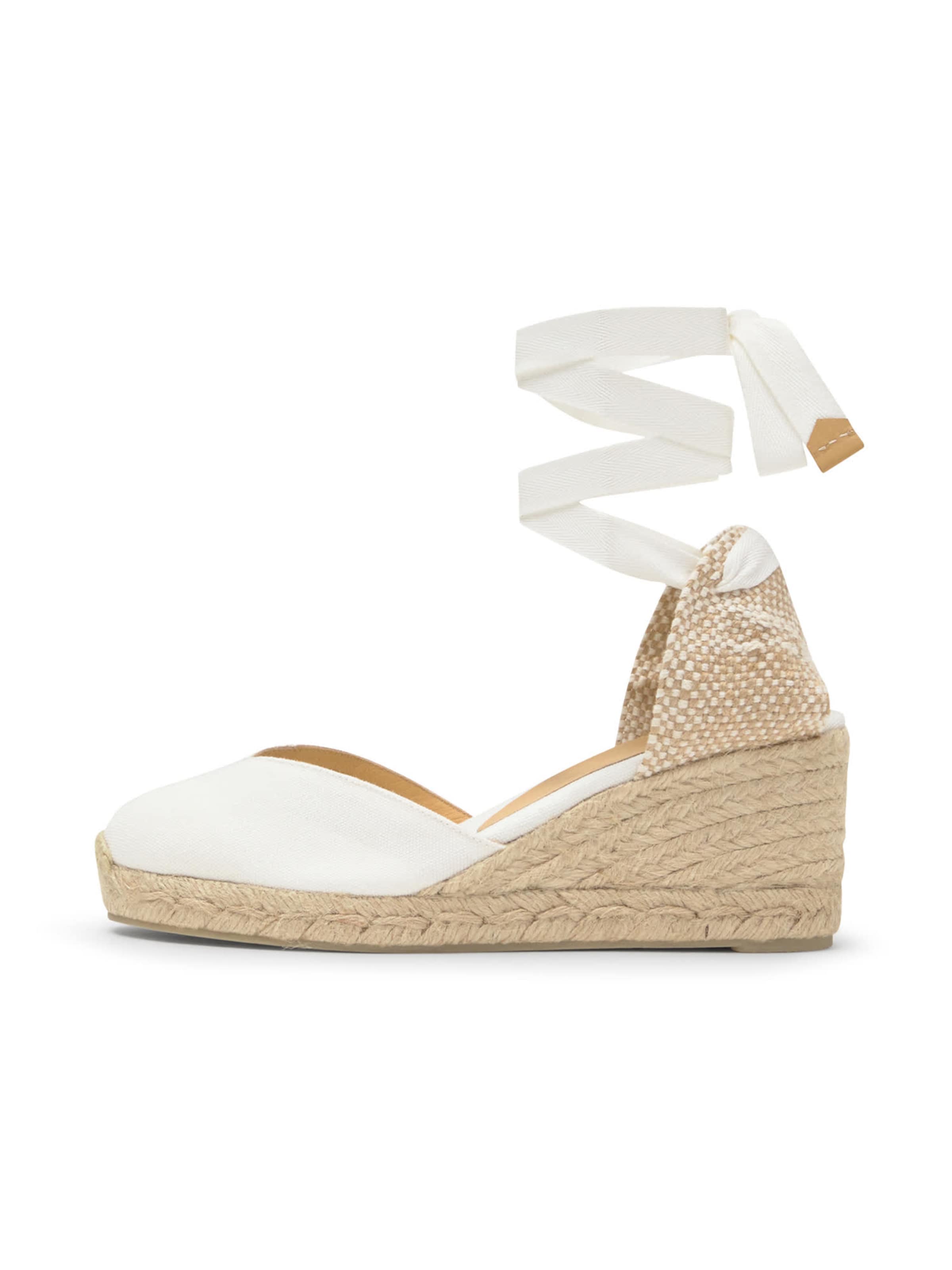 Espadrilles 'CHIARA' Castañer en blanc : devant