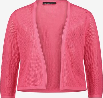 Betty Barclay Gebreid vest in Roze: voorkant