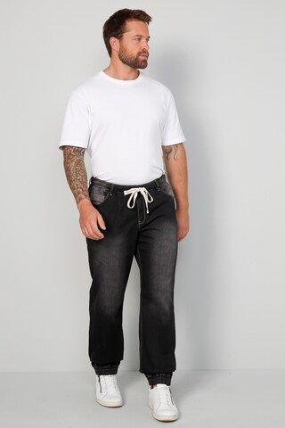 John F. Gee Tapered Jeans in Black