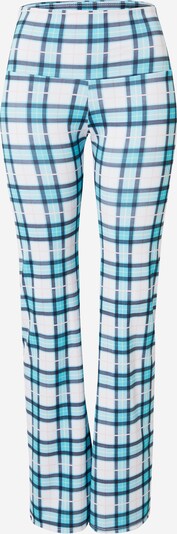 Onzie Workout Pants in Turquoise / Night blue / Light orange / White, Item view