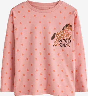 Next T-shirt i rosa: framsida