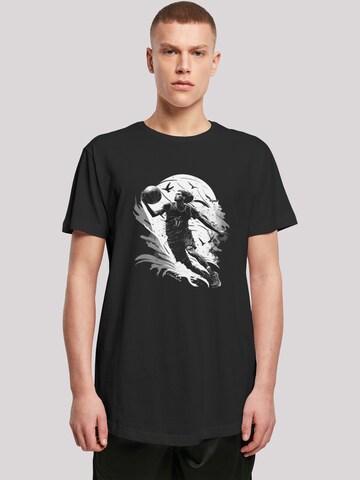 T-Shirt F4NT4STIC en noir : devant