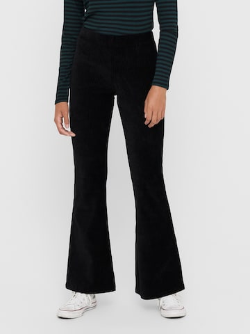 Only Tall Flared Pants 'Fenja' in Black: front
