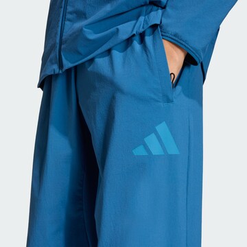 ADIDAS SPORTSWEAR Loose fit Sports trousers 'Z.N.E.' in Blue
