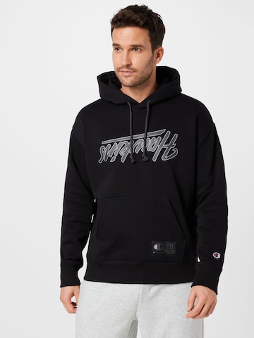 Sweat-shirt Champion Authentic Athletic Apparel en noir : devant