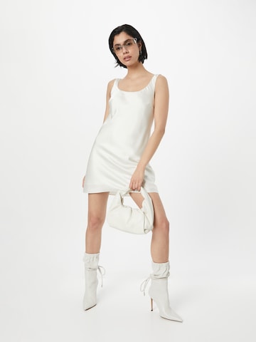 Abercrombie & Fitch Φόρεμα κοκτέιλ σε λευκό