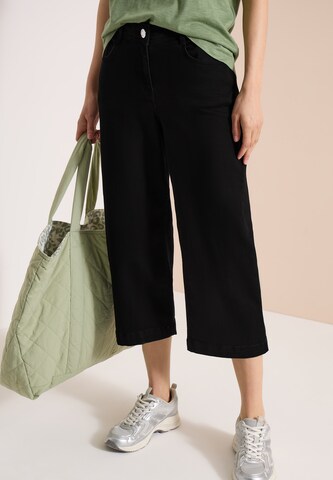 CECIL Loosefit Jeans in Schwarz