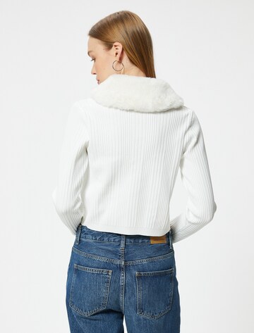 Koton Gebreid vest in Wit