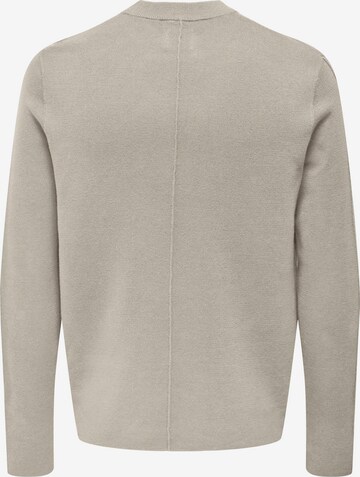 Only & Sons Sweater 'LUKE' in Grey