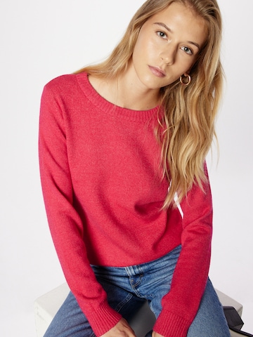 VILA Sweater 'Ril' in Pink