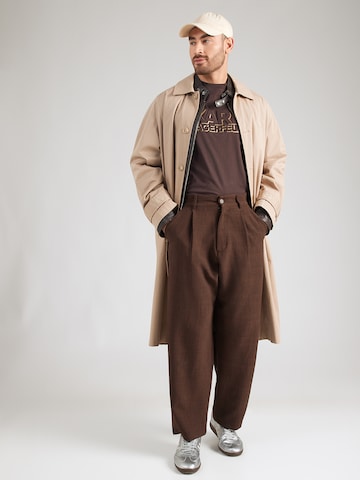 Karl Lagerfeld Koszulka w kolorze brązowy