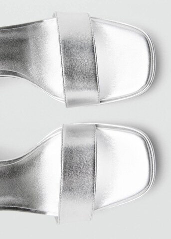MANGO TEEN Sandals 'Lia' in Silver