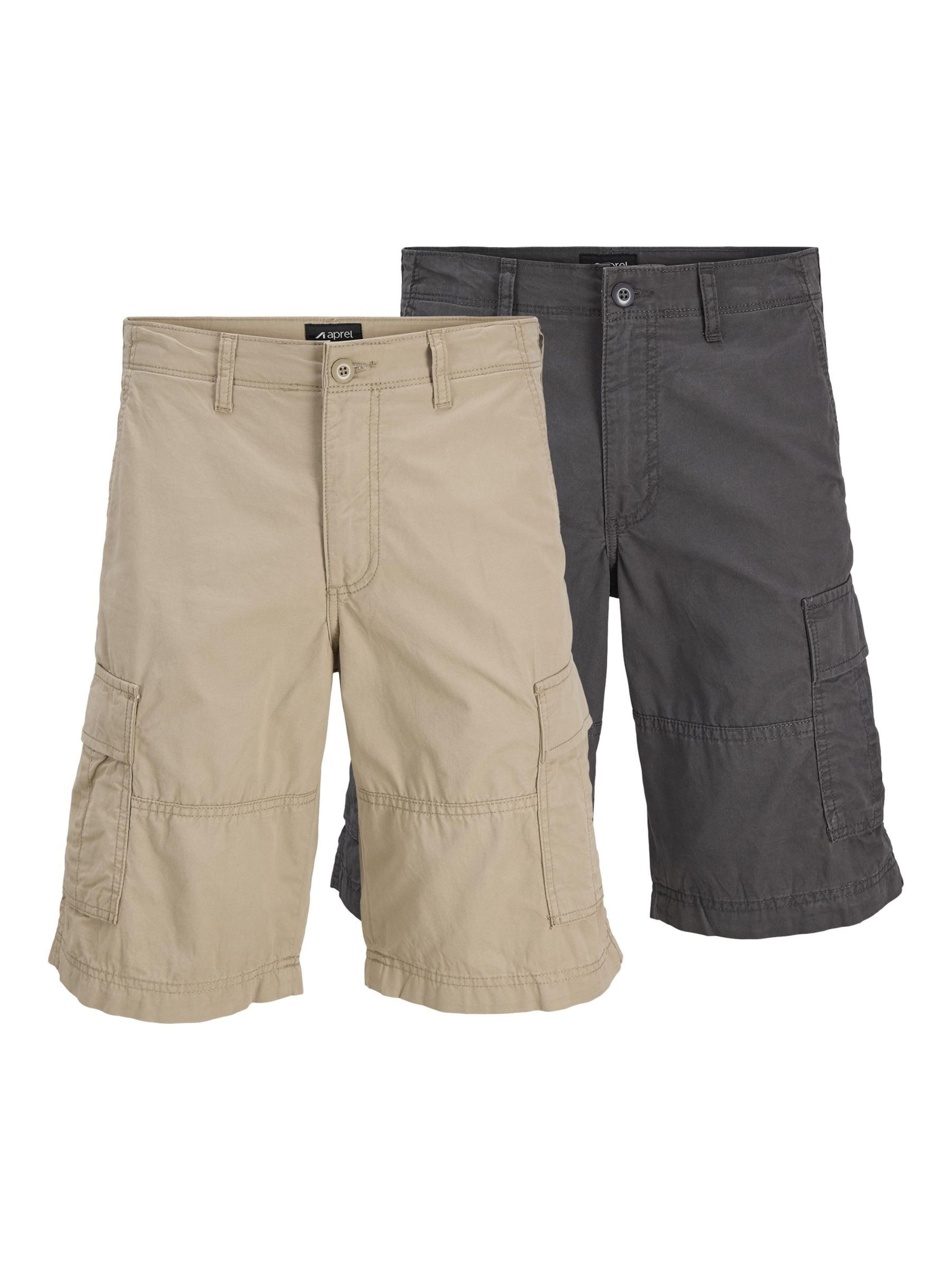 aprel regular Bukser i grå: forside