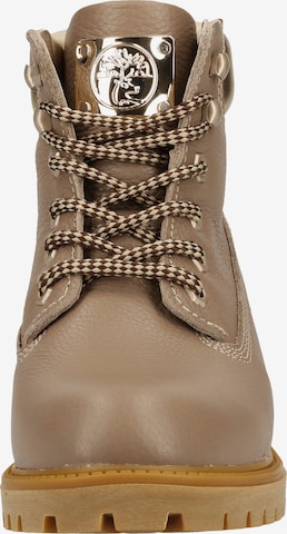 Darkwood Lace-Up Ankle Boots in Brown