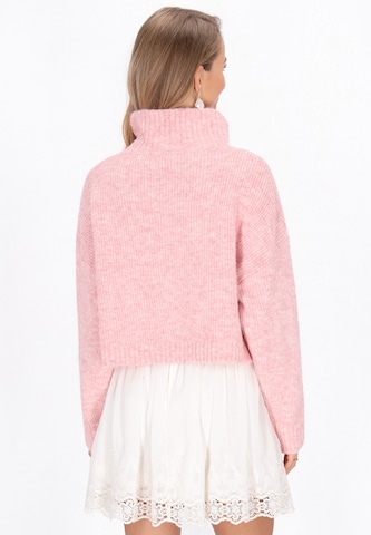 IZIA Trui 'Fashion Look' in Roze