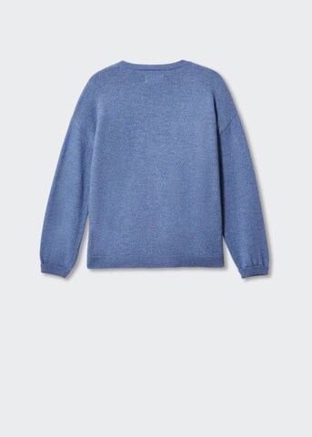 MANGO KIDS Knit Cardigan 'Emma4' in Blue