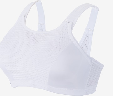 GLAMORISE Bustier Sport-BH in Weiß: predná strana