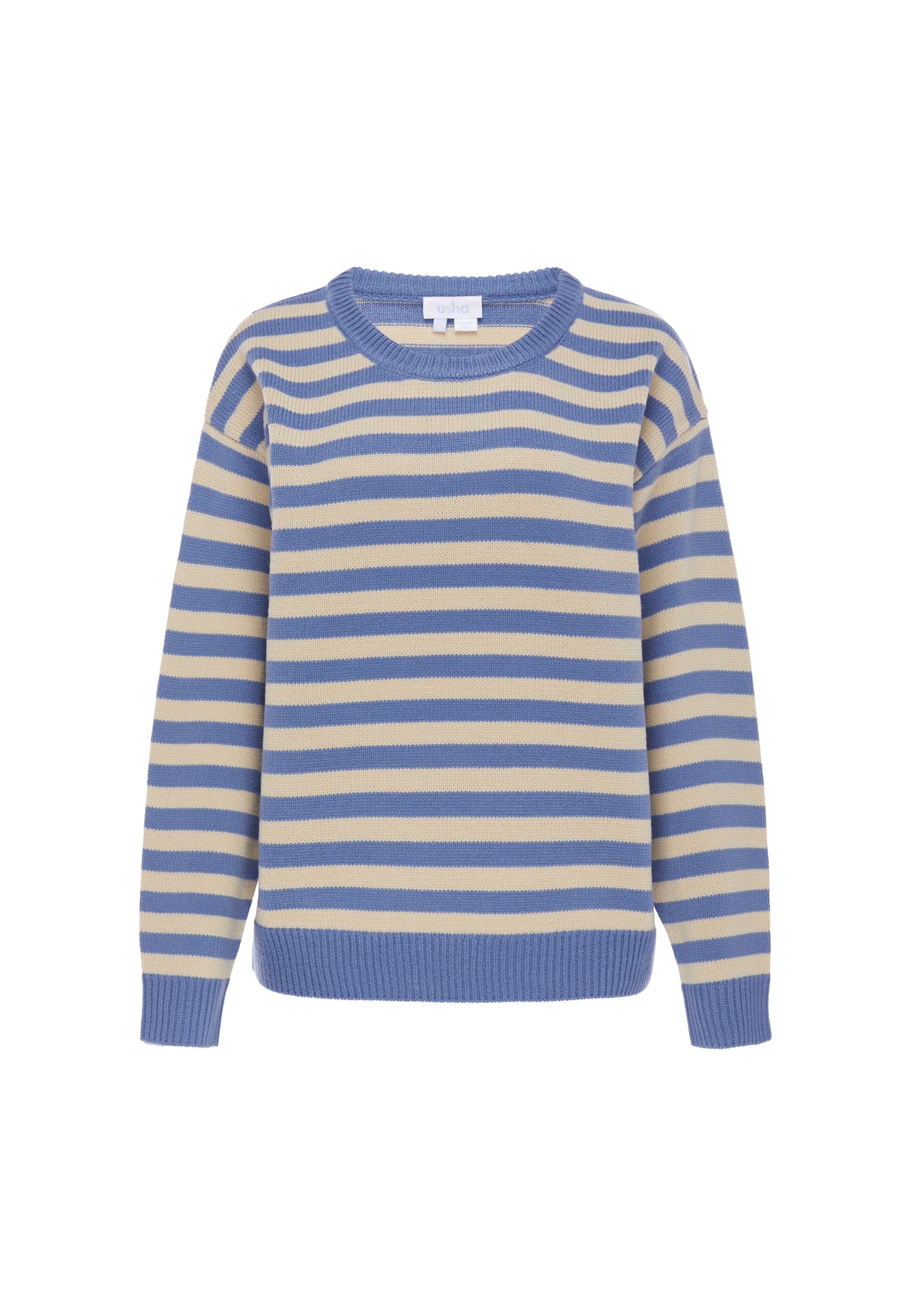 Pull-over usha BLUE LABEL en beige : devant