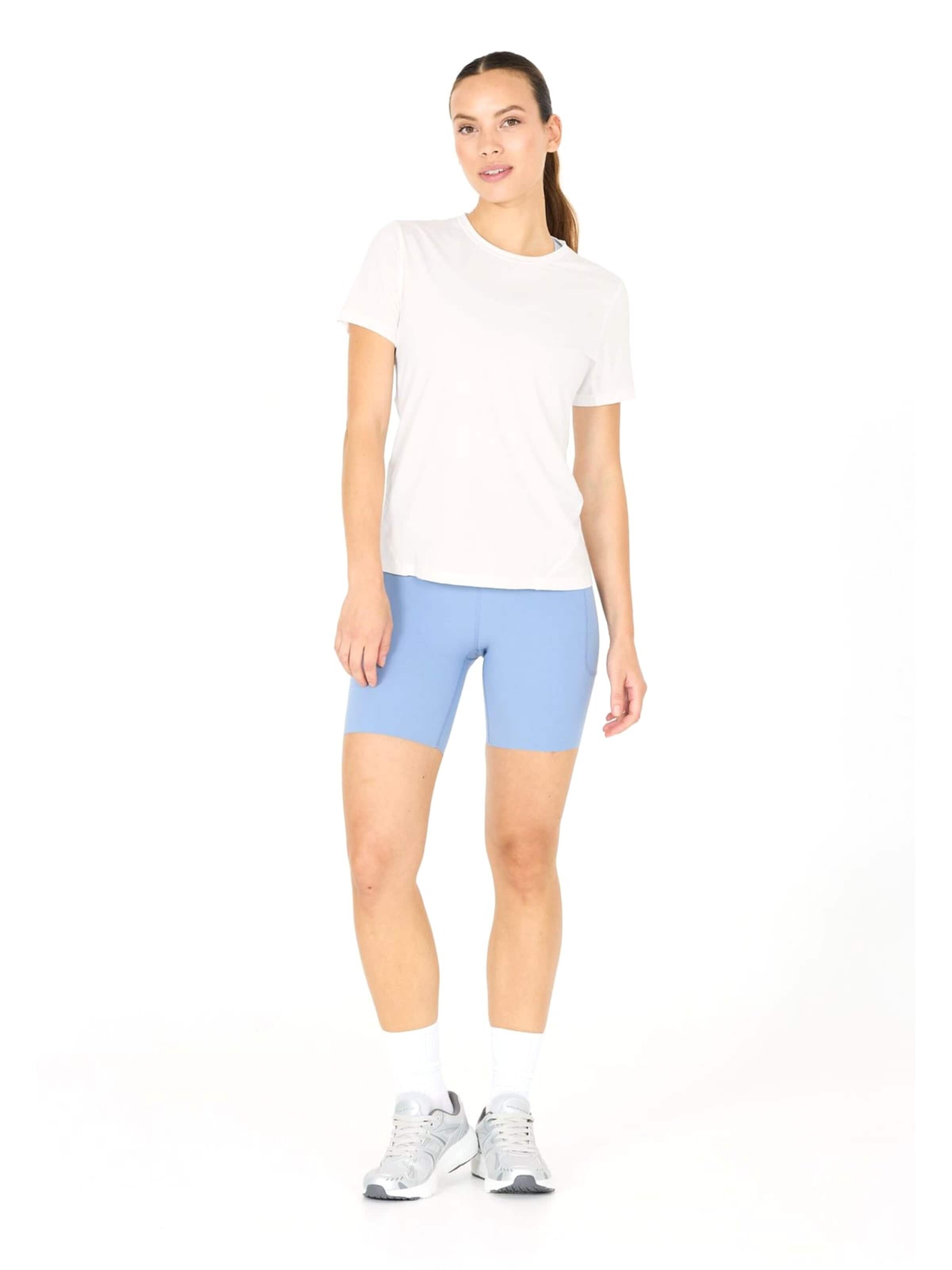 T-shirt fonctionnel 'Nan W SS Tee' ENDURANCE en blanc
