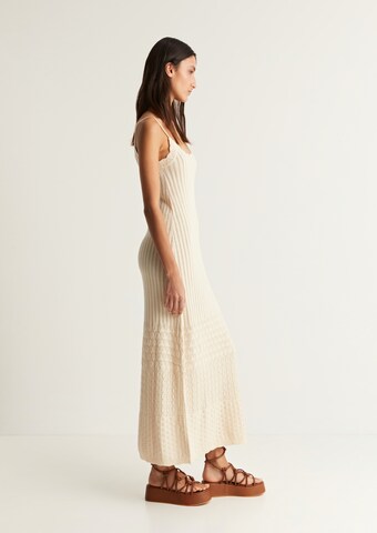 Scalpers Knitted dress in Beige