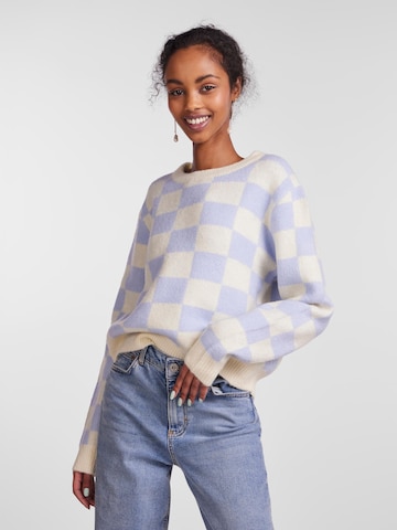 PIECES Sweater 'Fare' in Blue: front