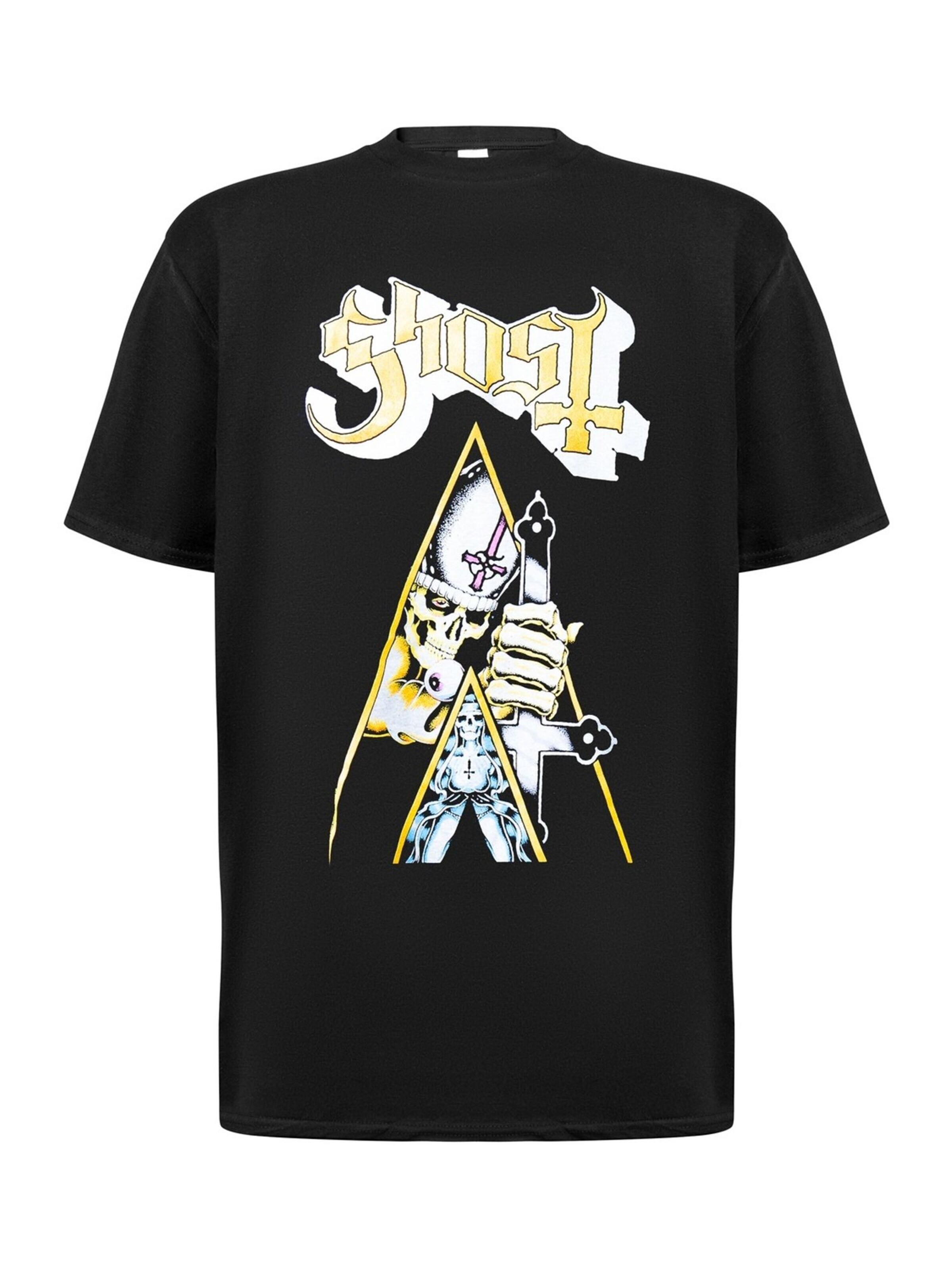 Ghost Shirt 'Ghost Clockwork Ghost  T-Shirt' in Black: front