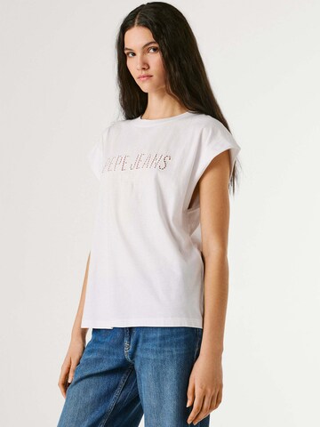 Haut 'MIRARI' Pepe Jeans en blanc