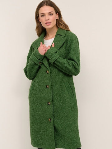 Kaffe Between-seasons coat 'Anne' in Green: front