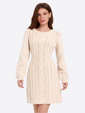 Imily Bela Strikkjole i beige