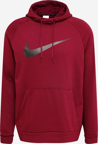 NIKE Athletic Sweatshirt in Red: front