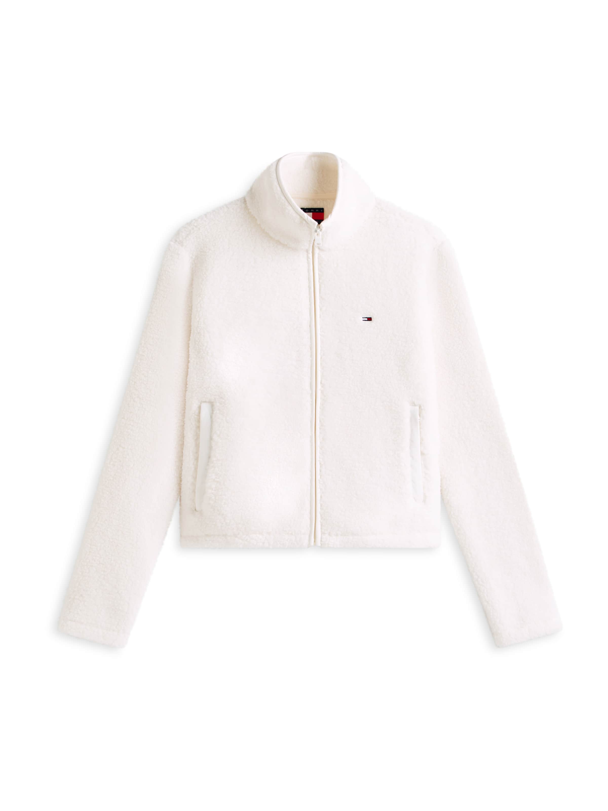 Tommy Jeans Sweatjacke in Weiß: Vorderseite