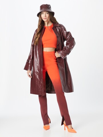 Coupe slim Pantalon 'Hope' Hosbjerg en orange