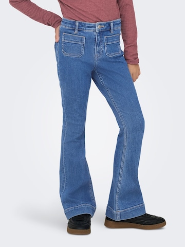 ONLY GIRLS Flared Jeans 'KOGMadison' i blå: forside