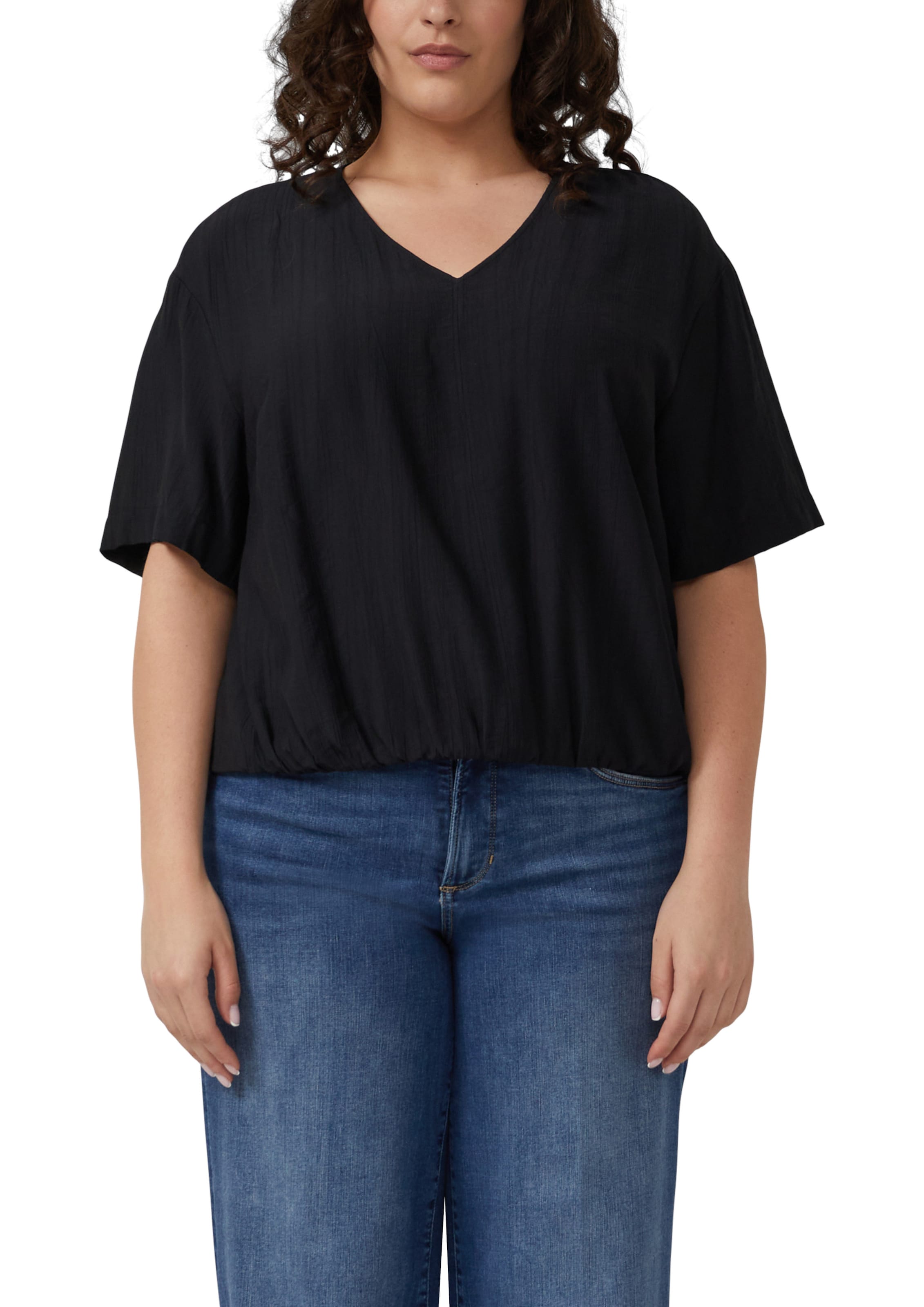 s.Oliver Bluse in Schwarz