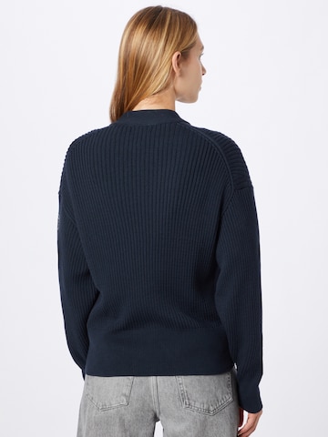 Derbe Strickjacke 'Cardie' - (GOTS) in Blau