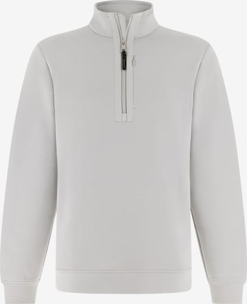 Boggi Milano Sweatshirt 'B Tech' in White: front
