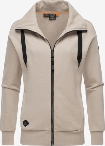 Veste de survêtement 'Shocky' Ragwear en beige : devant