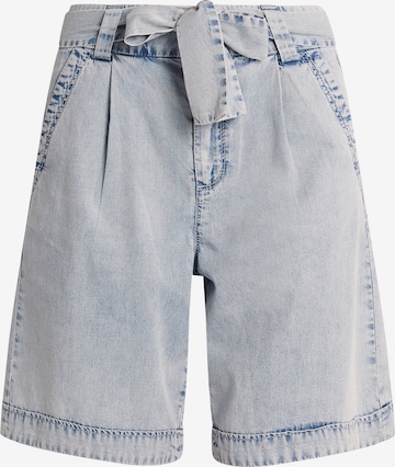 COMMA Loosefit Bandplooi jeans in Blauw: voorkant