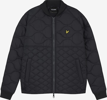 Lyle & Scott Overgangsjakke i svart: forside