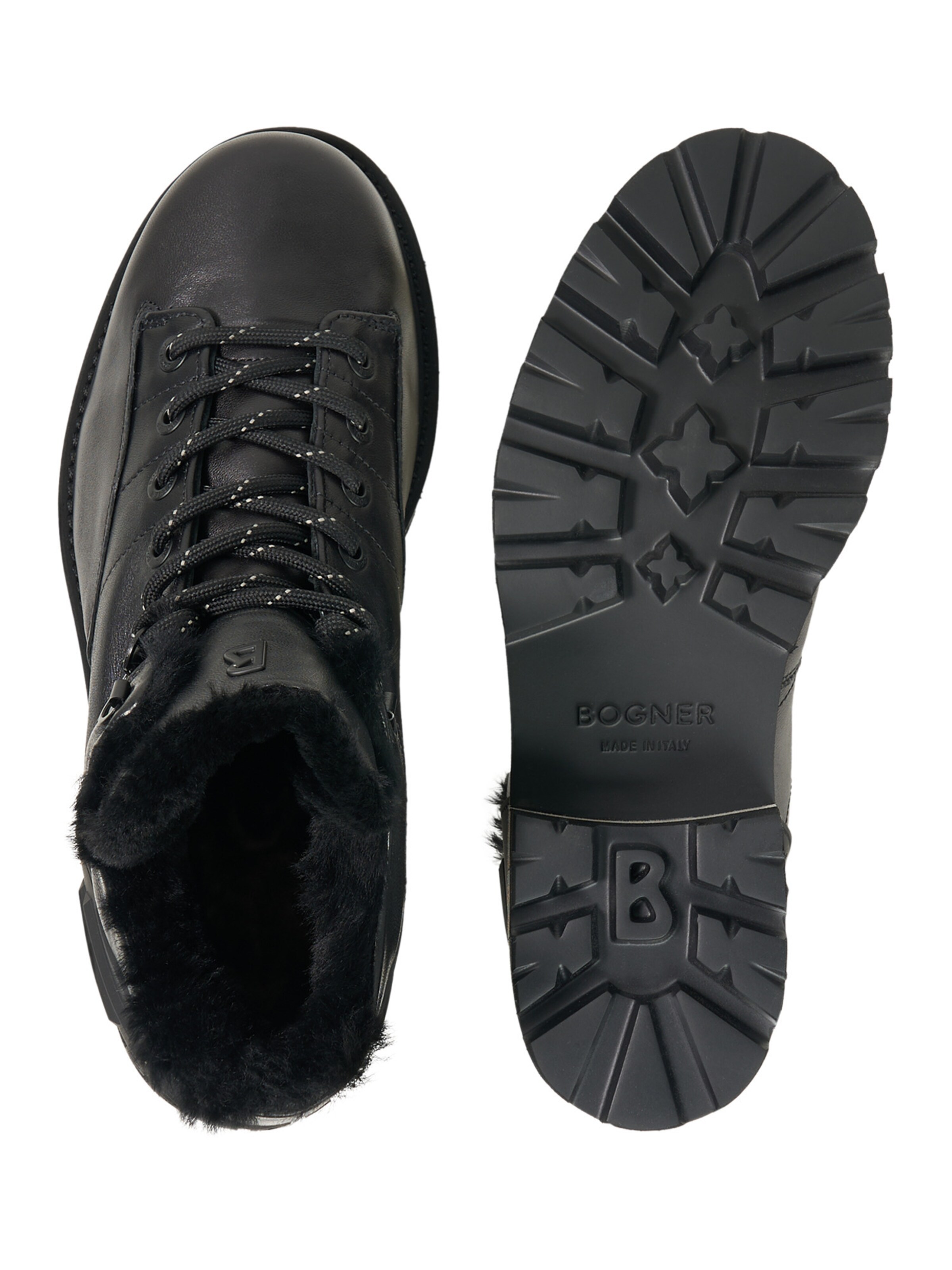 BOGNER Lace-up boot 'Courchevel ' in Black